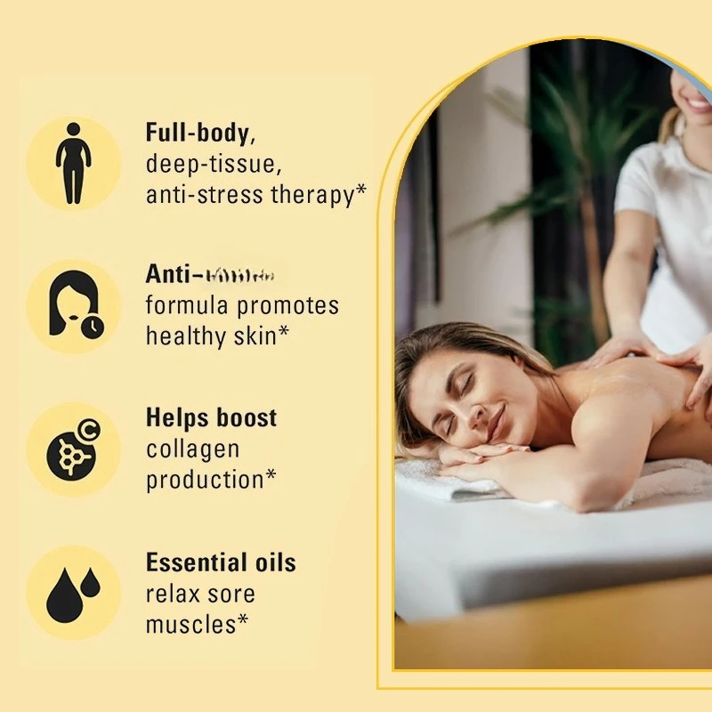 Skin Firming Body Massage Oil 240ml Natural Aromatherapy Relaxing Soothing Skin Care Essential Oil for Body Massage - Image 3
