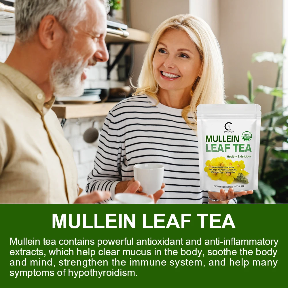 GPGP Greenpeople Herbal Mullein Leaf Drink for Lung Cleansing Unobstructed Breathing Relieve Cough Detoxification Health Care - Image 4