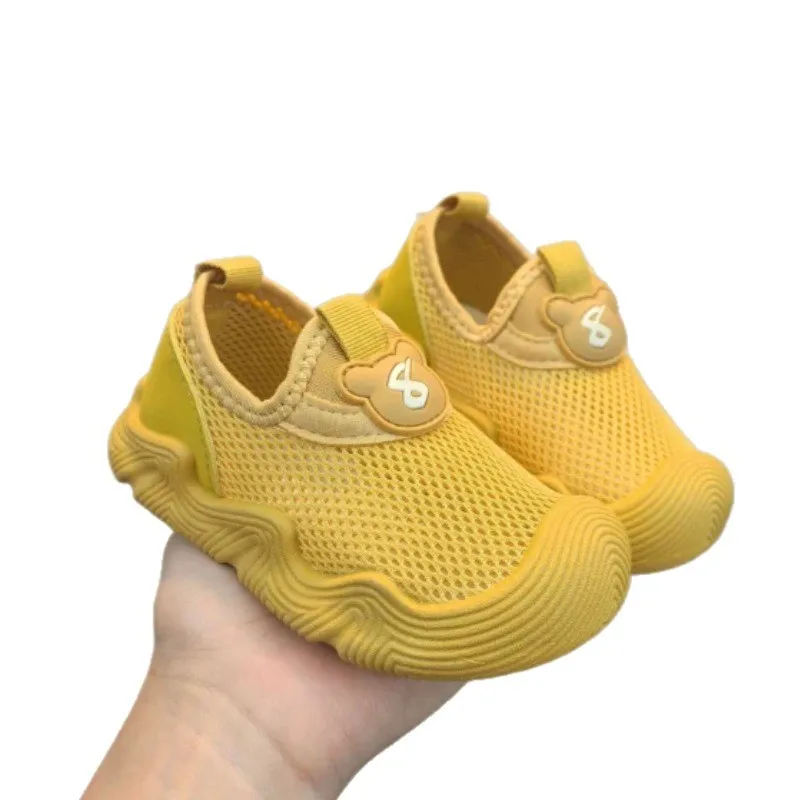 2026 Kids'Casual Shoes Sandals Low-Cut Shoes Summer Shoes Mesh For Girls Anti-slip Breathable Yellow White Red Shoes Size 21-30 - Image 5
