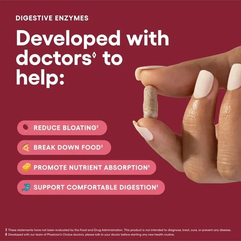 Digestive Enzymes - Gut Health, Multi Enzymes, Organic Prebiotics & Probiotics for Digestive Health - Image 2