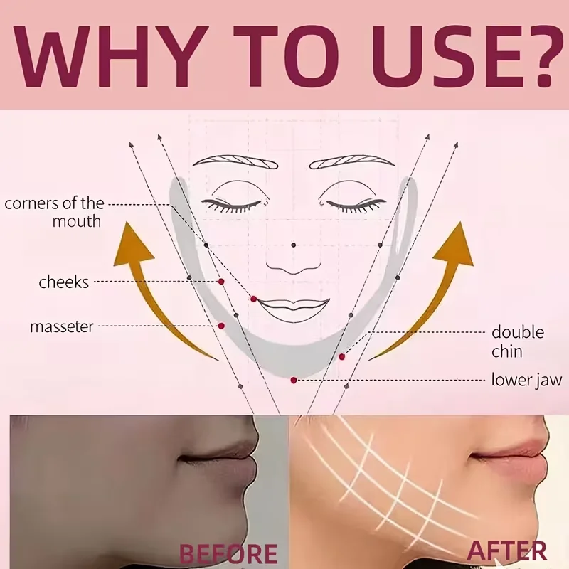 Reusable Face Slimming Bandage Women Double Chin Cheek Lift Up Belt Facial Massage Strap Face Skin Care Beauty Tools -V Line Face Shaper - Image 5
