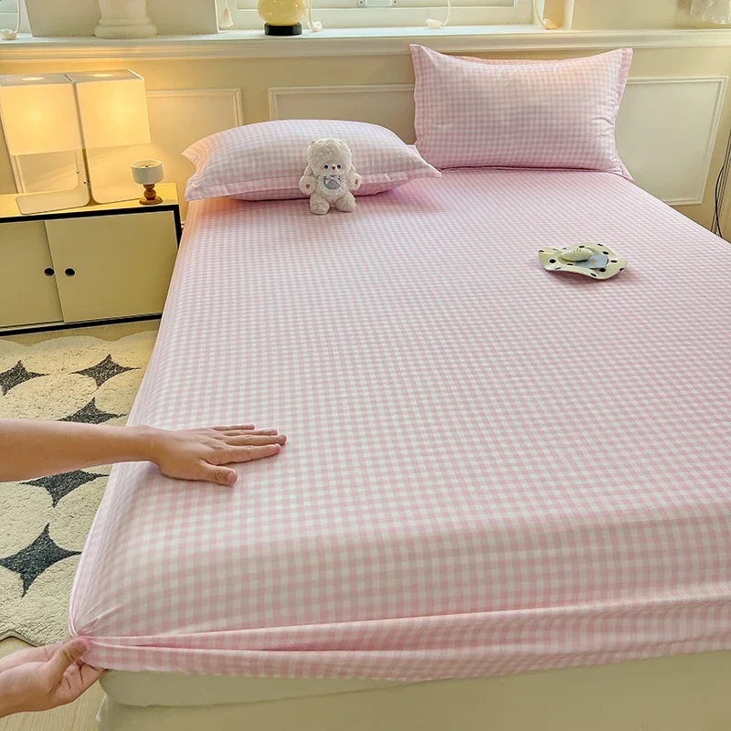 New Fitted Sheet with Elastic Bands Non Slip Adjustable Mattress Cover for Double King Queen Bed 150x200 180x200 220x200cm - Image 6