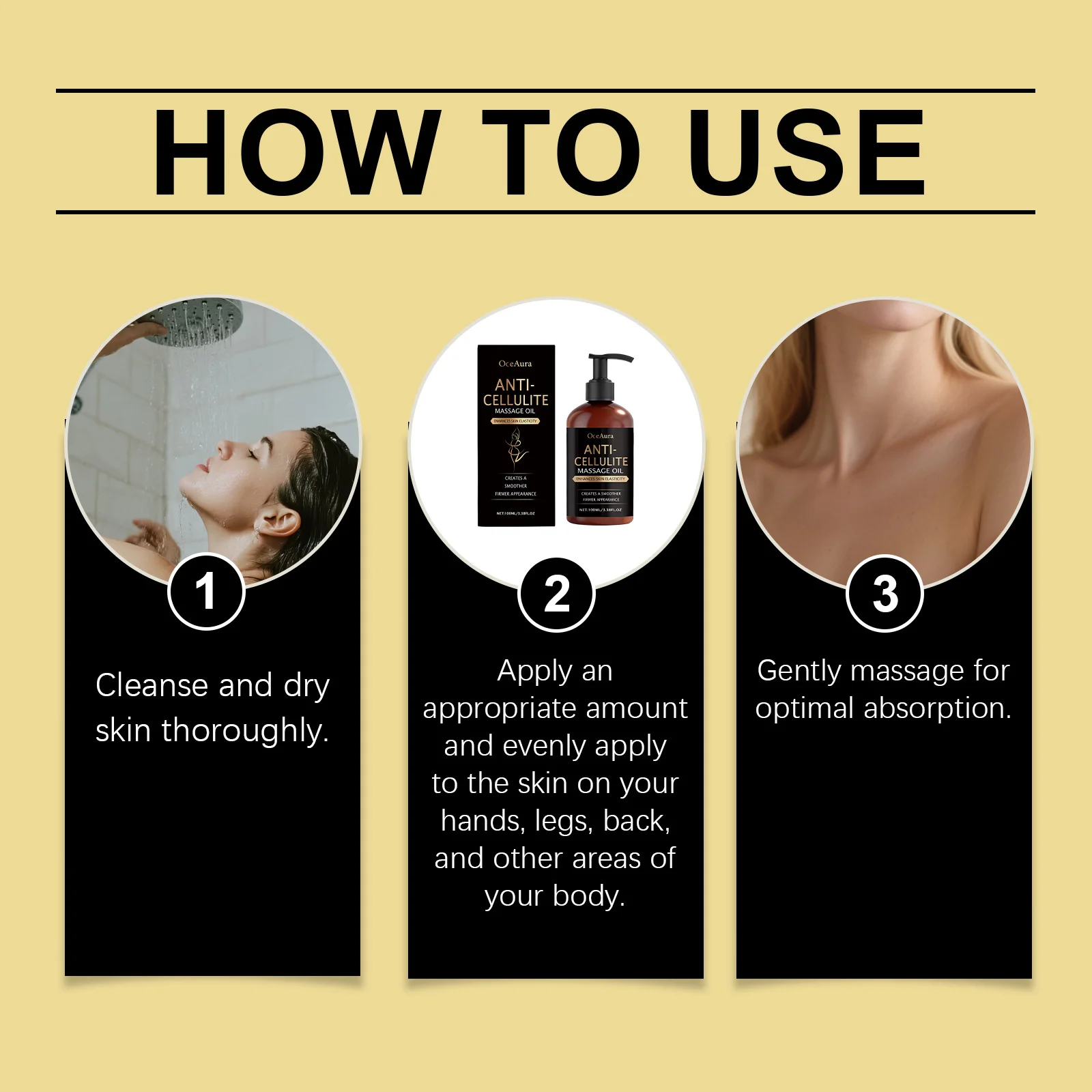 Body Firming Oil Anti Cellulite Improve Sagging Tightening Nourishing Dry Skin Brightening Body Hydrating Massage Essential Oil - Image 6