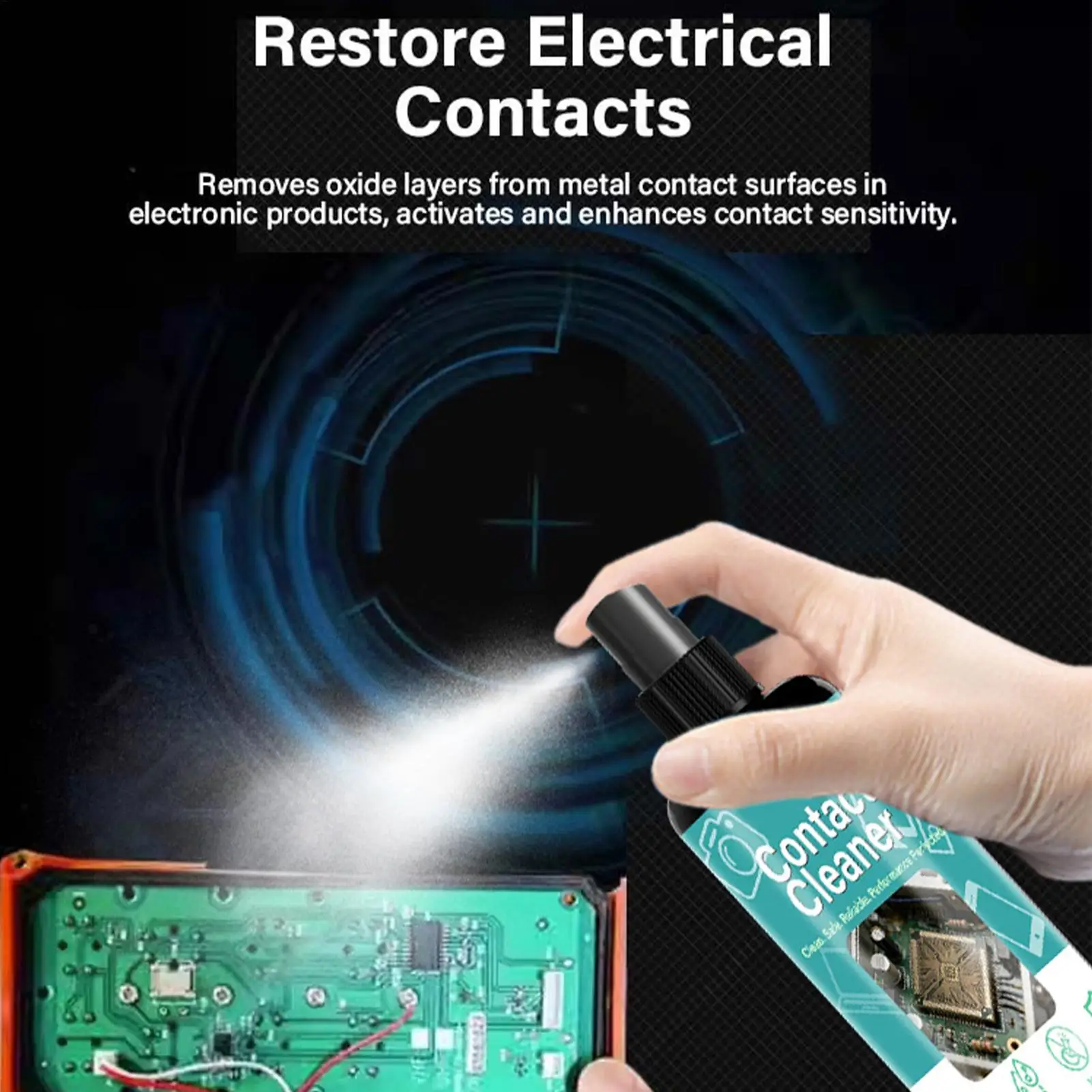 100ml Electrical Precision Contact Cleaner Fast Drying No Damaging Cleaner for Motherboard Circuit Boards Laptop Keyboard - Image 4
