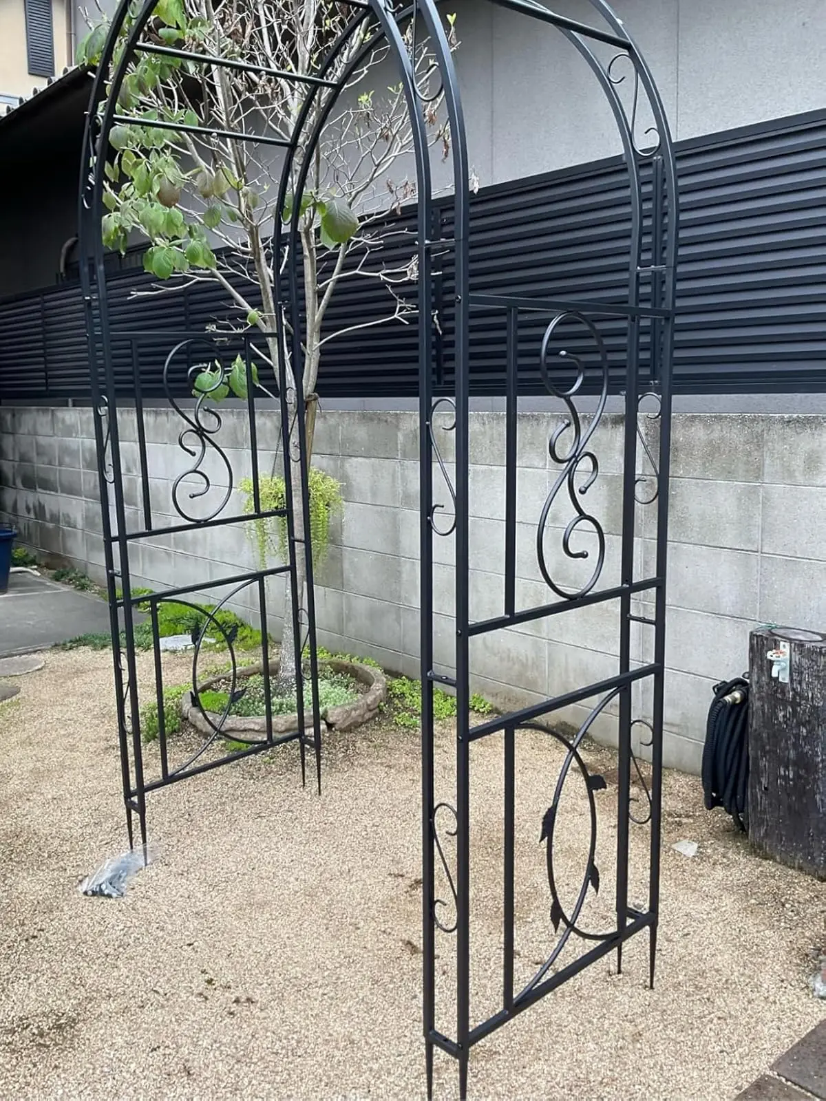 Heavy Duty Metal Garden Arbor Vine Flower Frame Plant Arch Trellis for Clambing Plants - Image 6