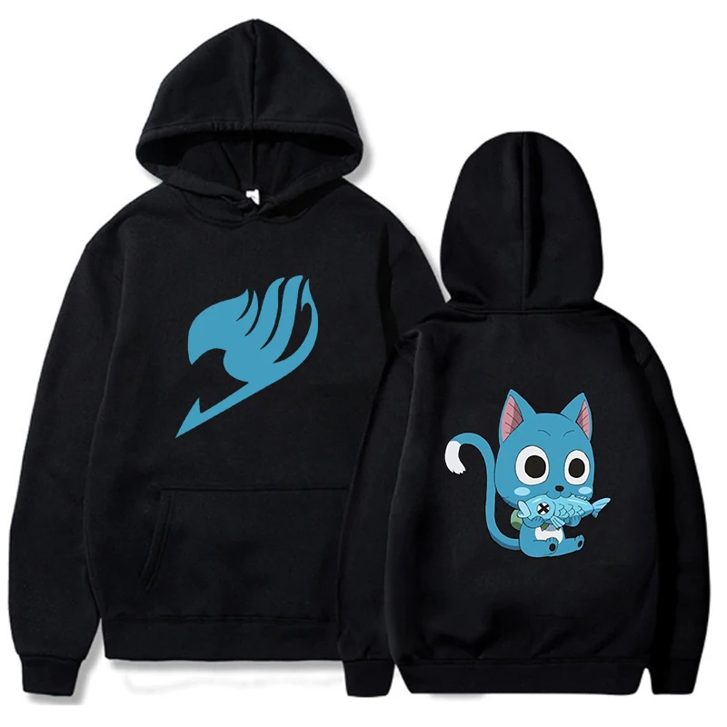 Fairy Tail Anime Clothes Happy Graphic Printed Hooded Men Women High Quality Hoodies Plus Size Streetwear Harajuku Sweatshirt - Image 4