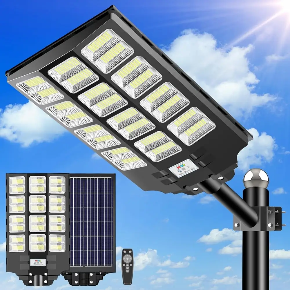 Solar Street Light Outdoor 3 Modes LED Security Wall Lamp for Outdoor Garden Street Yard Fall Porch Decor Solar Outdoor Mounted with Remote Control IP65 Waterproof Motion Sensor Lights Smart