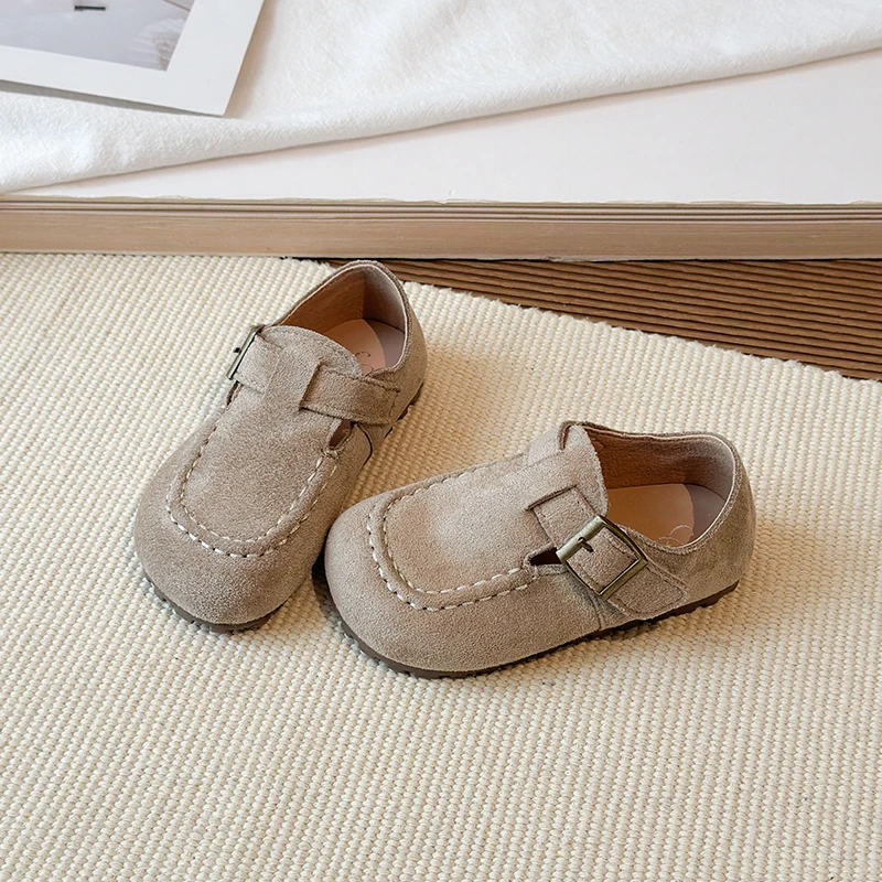 Girls Flats 2026 Spring Fall Shallow Lazy Loafers Shoes for Kids Girl Comfortable Soft Suede Sneaker Casual School Shoes Child - Image 4