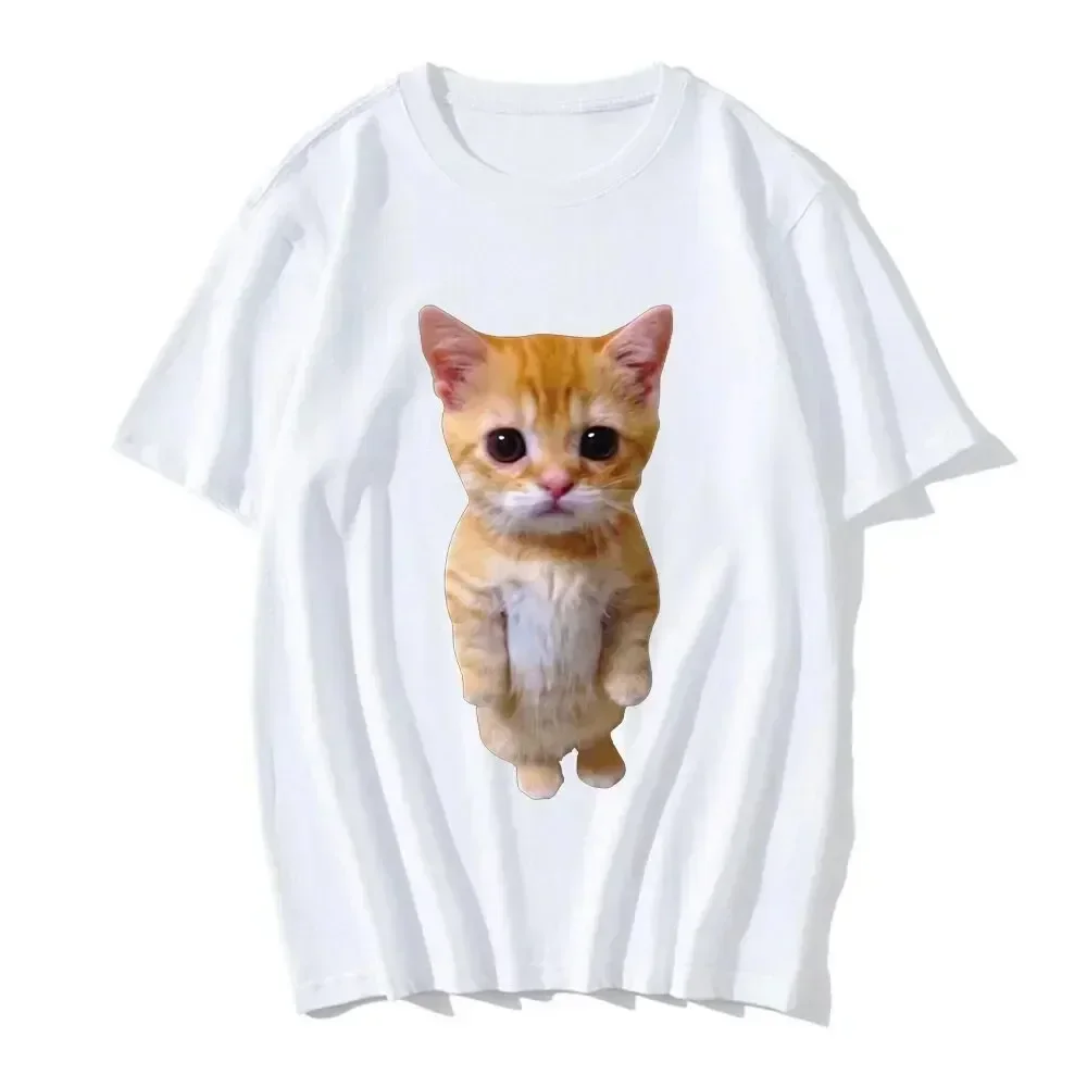 Funny Cat 3D Print Women Casual Oversized T-Shirt Women Men Harajuku T Shirts Girl Boy Casual Fashion Clothes - Image 2