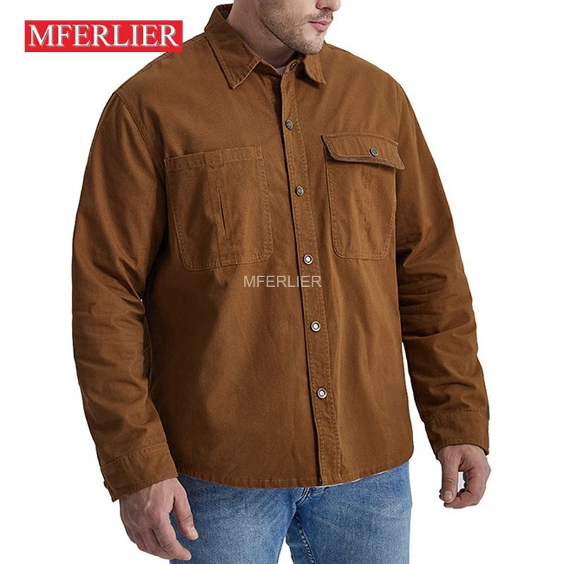 Autumn Spring Large Size Coats 9XL 8XL 7XL Bust 150cm Loose Jackets Men