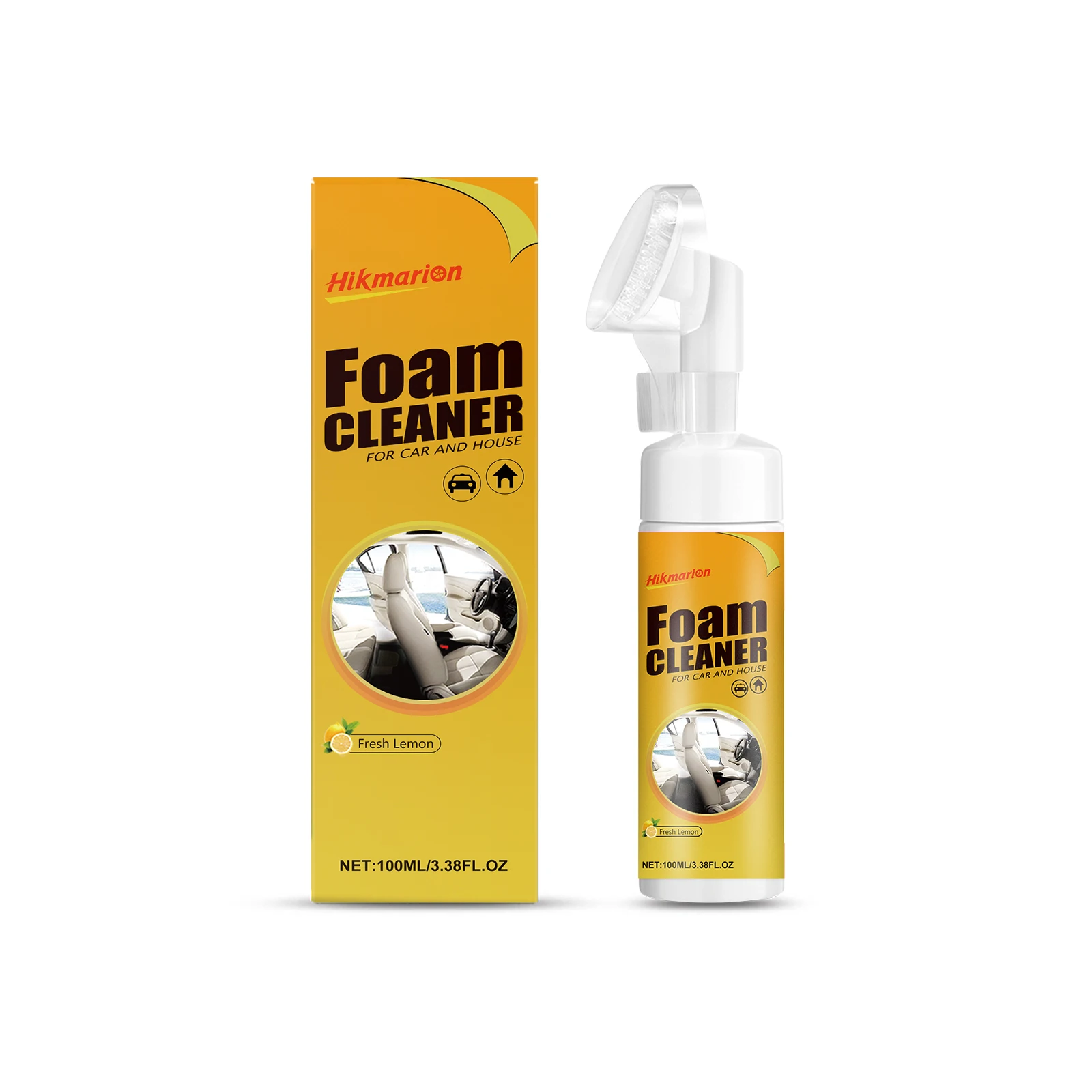 Foam Cleaner, Daily Refurbishment, Cleaning, Decontamination, Car Interior Upholstery, Seat Brightening Cleaner