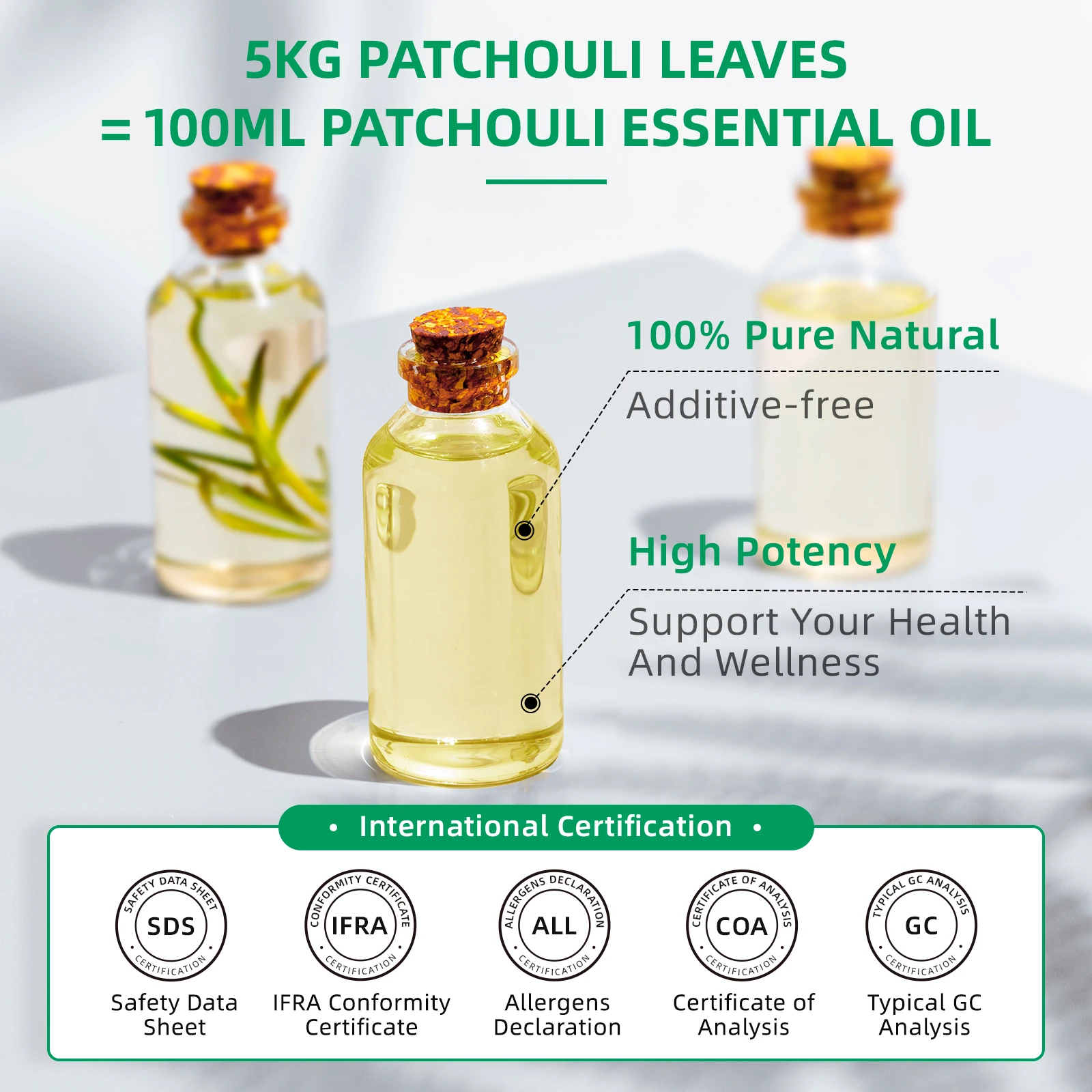 100ML Camphor Essential Oils, HIQILI 100% Premium Oil for Insect repellent, Stabilizing Emotions, Relieving fatigue, Diffuser - Image 5
