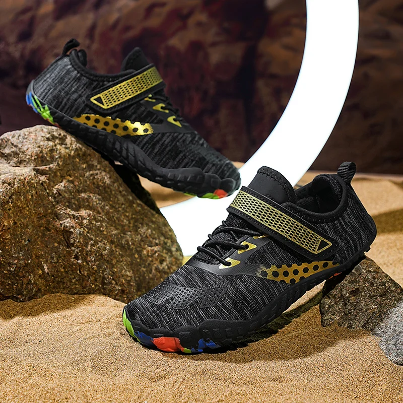 Children's Aqua Shoes Quick-drying Beach Barefoot Water Shoes Boys Girls Sneakers Swimming Boating Outdoor Wading Sports Shoes - Image 4