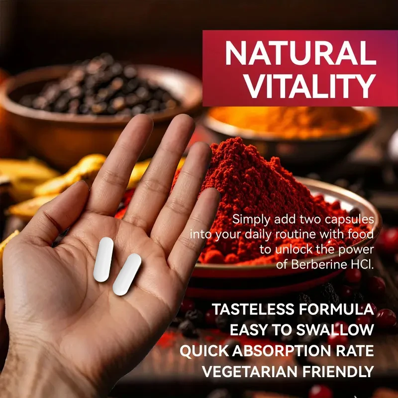 Berberine Supplements, with Cinnamon & Turmeric, Support Metabolic Health, Immune Balance & Wellness for Daily Life - Image 5