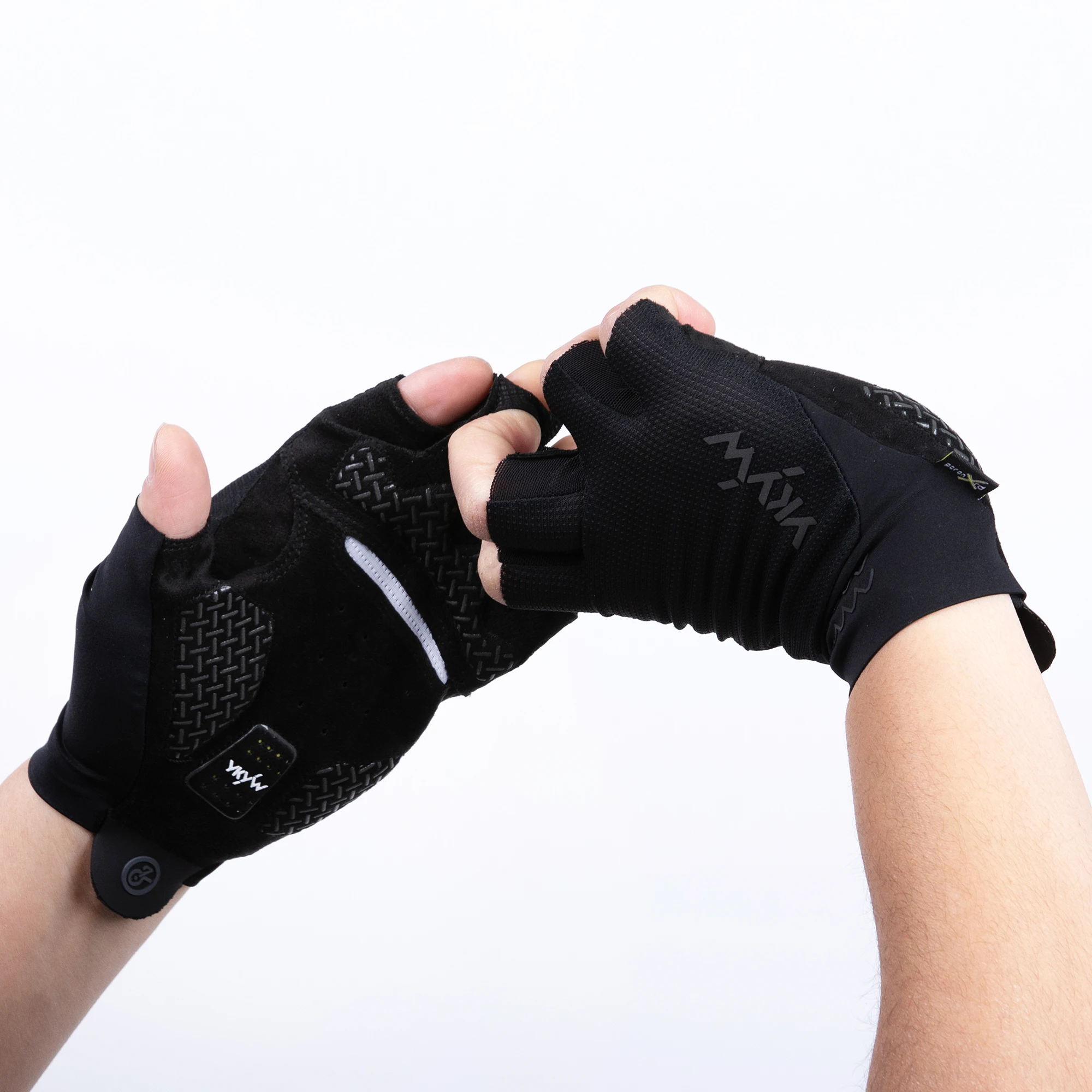 YKYWBIKE Unisex Half Finger Cycling Gloves PORON XRD Summer Breathable Shock Absorbing Road Bike Outdoors Bicycle Gloves - Image 8