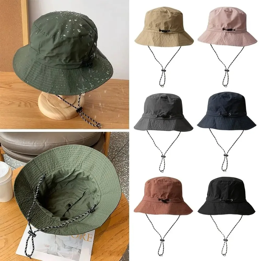 Summer Sun Protection Waterproof Fisherman Hat Bucket Hat Camping Hiking Cap With Storage Bag Anti-UV Sun Hat Mountaineering Cap - Image 2