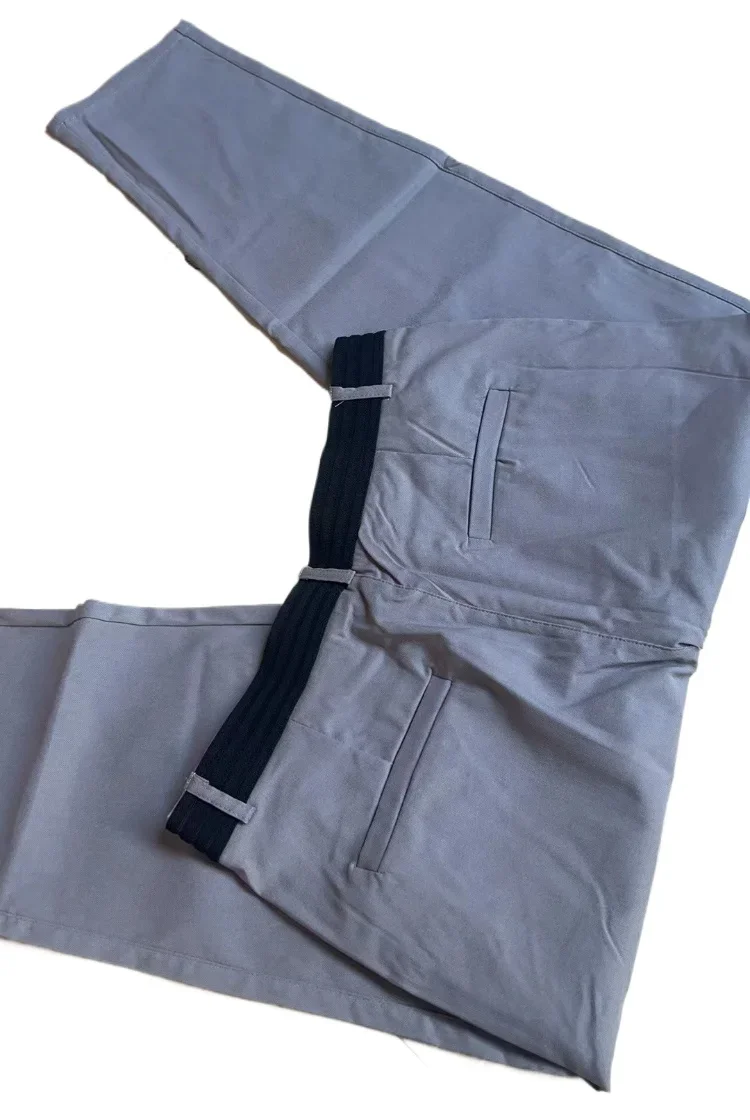 Active Chinos Comfortable Men Long Pants Stylish Slim Fit Ankle Length Casual Soft Breathable Fabric Mid Waist Commuting Wear - Image 6