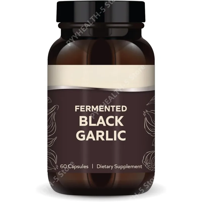 Fermented Black Garlic - Antioxidant Supplement - for Immune, Cellular & Heart Health Support - Includes S-Allyl-Cysteine - Image 2