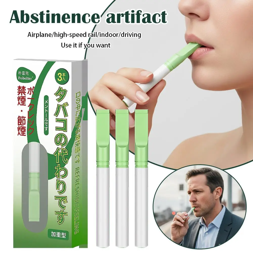 Flavored Smoking-Cessation Sticks Replacement Inhaler Fresh Breath Aid Smoking-Cessation Support For Car And Train Travel Use