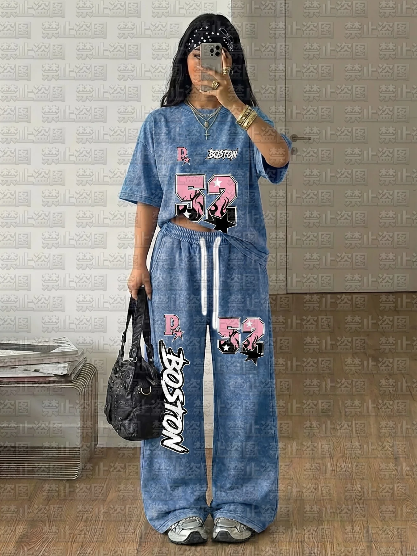 2026 New Kids & Adult Unisex Casual Streetwear Pants Elastic Waist Wide Leg Trousers for Daily Wear and Urban Style Activities