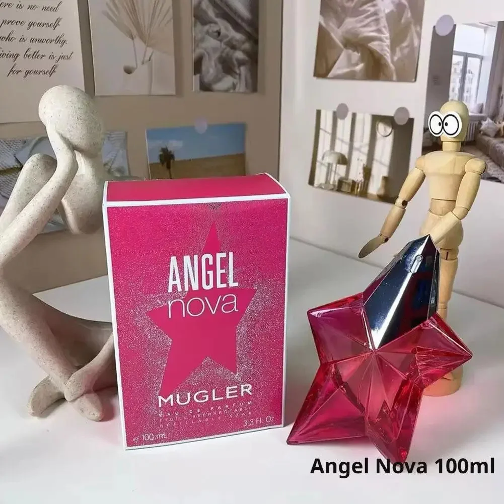 Angel Nova Brand 100ml Perfume Five-pointed Star Exterior Design Lasting Elegant Eau De Toilette Angel Nova Mugler Body Spray