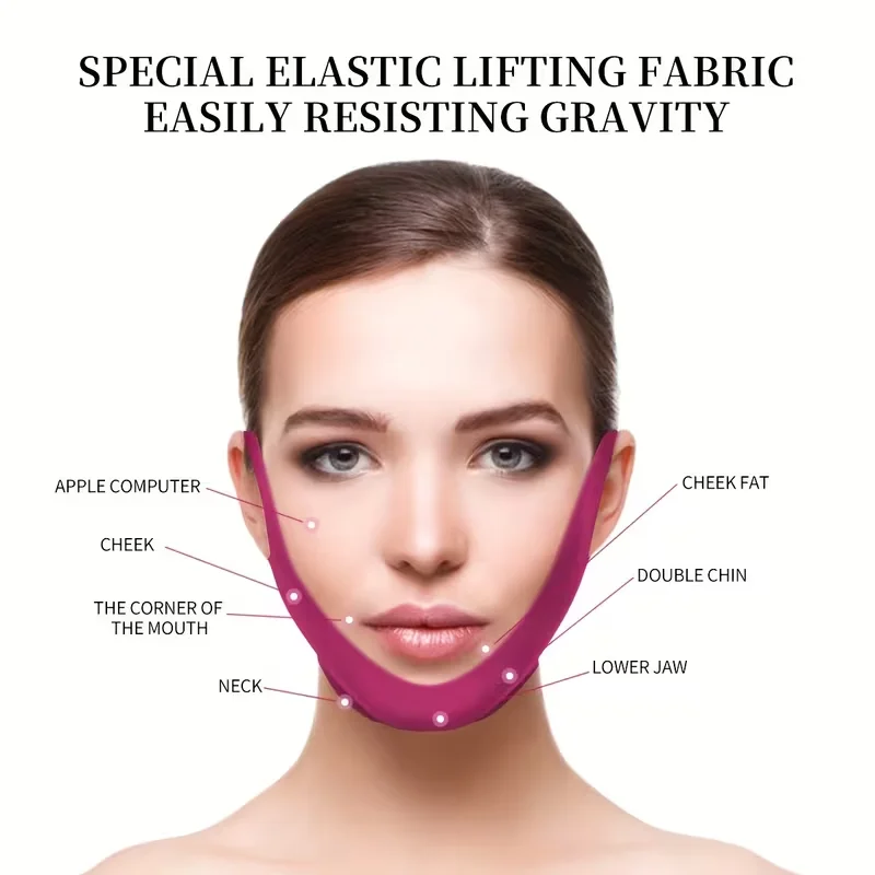 Reusable Face Slimming Bandage Women Double Chin Cheek Lift Up Belt Facial Massage Strap Face Skin Care Beauty Tools -V Line Face Shaper - Image 6