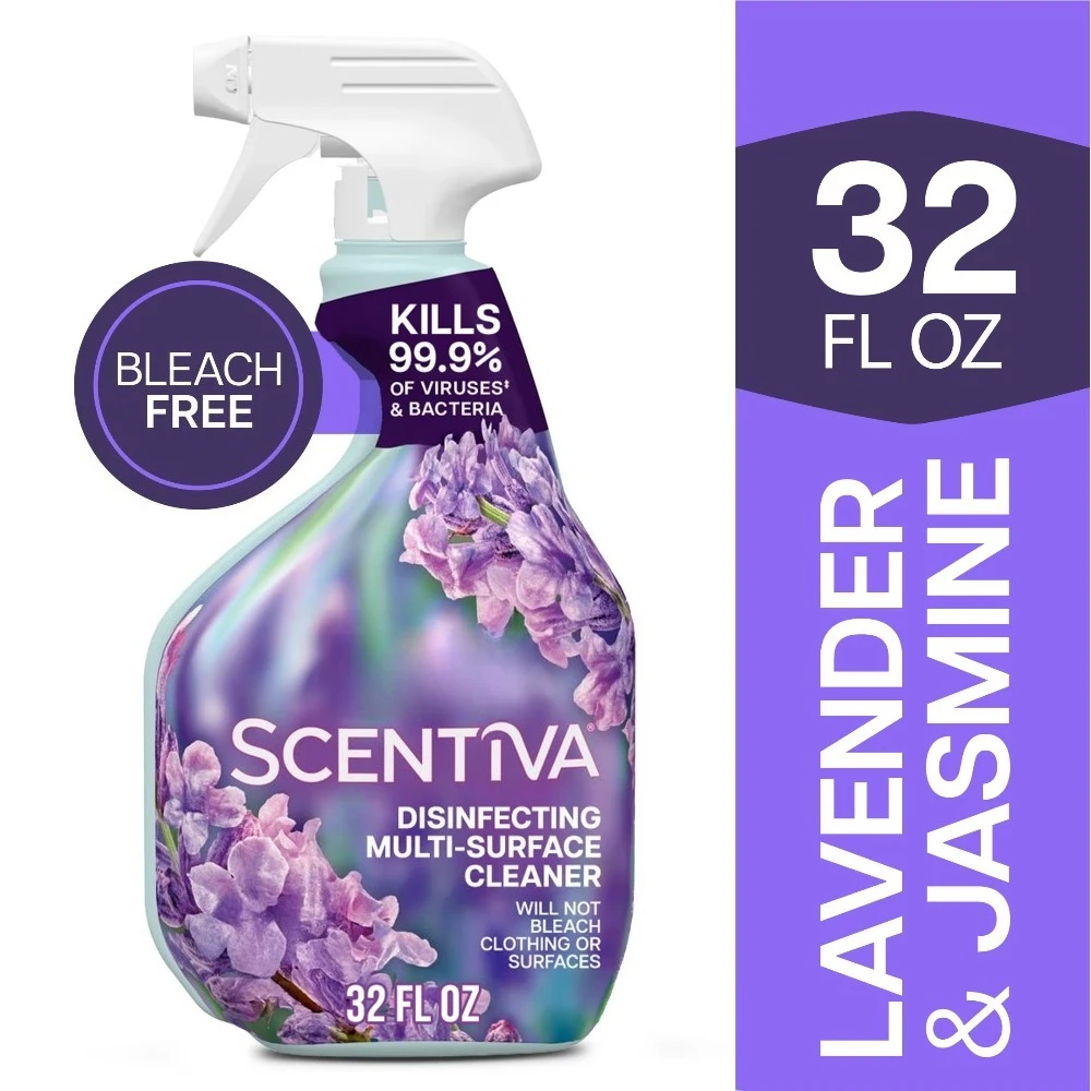 Clorox Scentiva Multi Surface Cleaner Spray, Lavender & Jasmine, 32 fl oz - Image 2