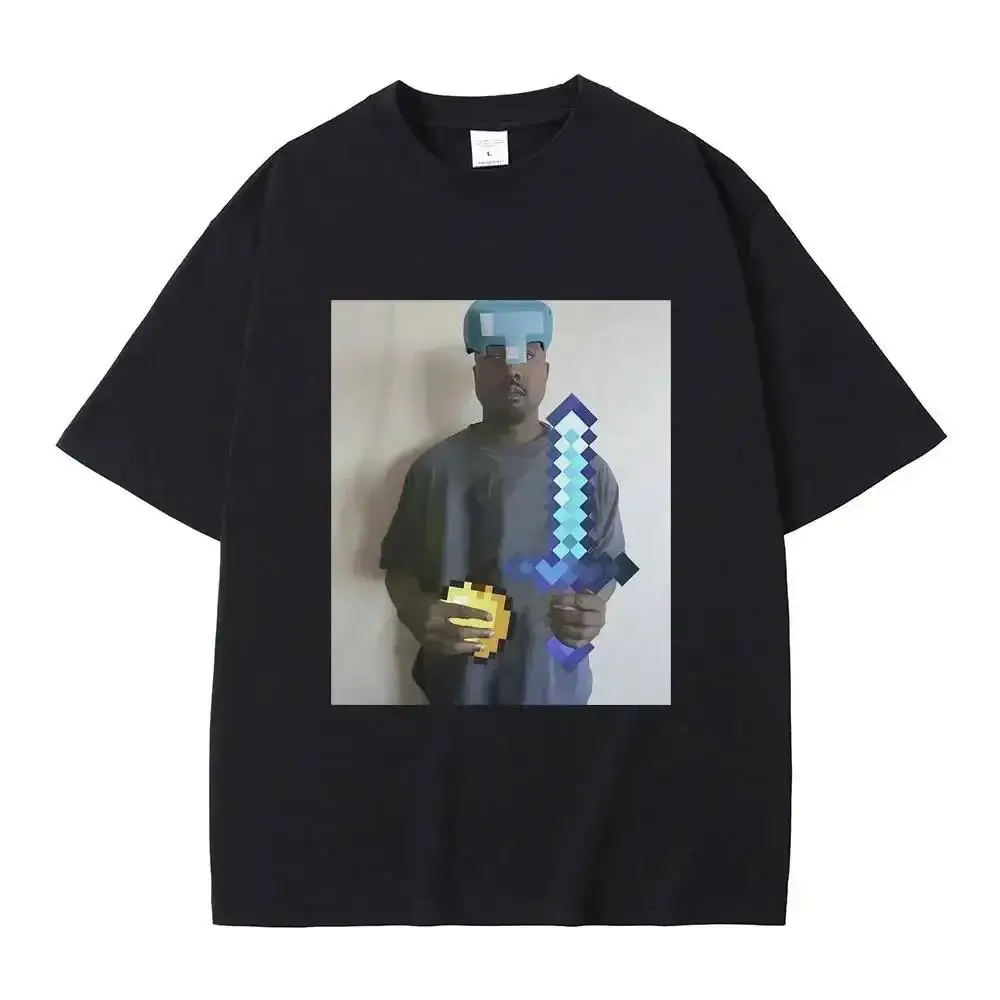 Funny Kanye West Meme Plus Size T-Shirt Women Oversized Loose Vintage Hip Hop Rap Style Tshirt Short Sleeve T Shirt Streetwear - Image 6