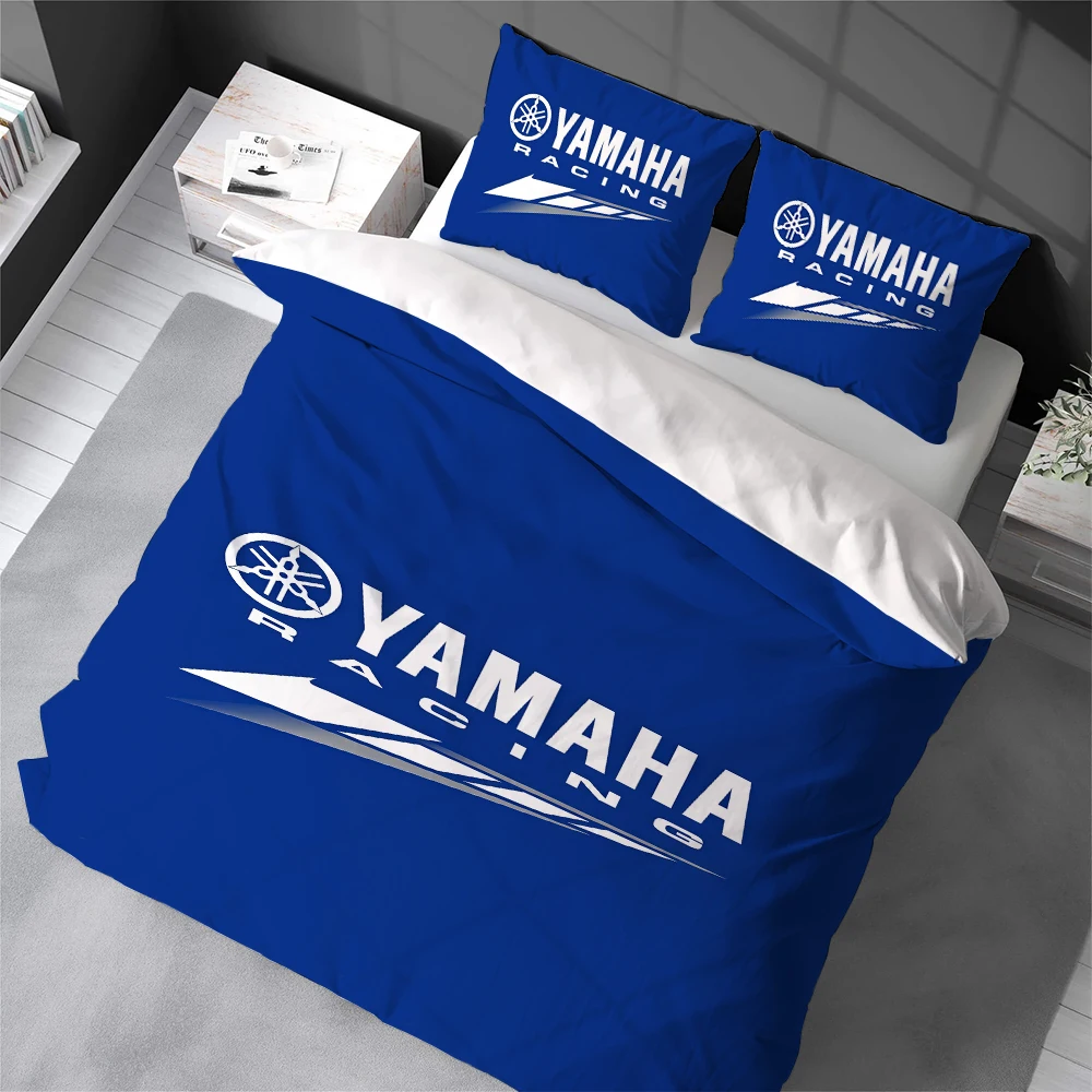 Y-Yamaha-S Fashion Duvet Cover Set Home Style Bedding Soft Laundry Cotton Bed 3 Piece Set Student Dormitory Gift