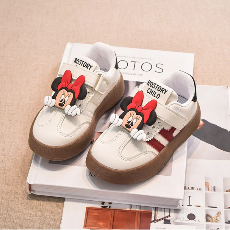 2026 Children's New Casual Shoes Girls Fashion Sneakers Cute Cartoon Boys Sport Shoes Anti-slip Soft Sole Kids Board Shoes