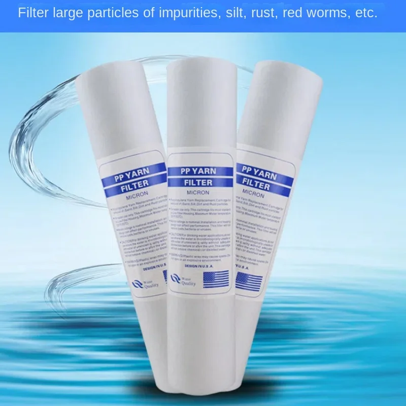 10 X 2.5 Inch 2/4/10 pcs 1-Micron Sediment Water Filter Cartridge PP Cotton Filter Water Filter System Sediment
