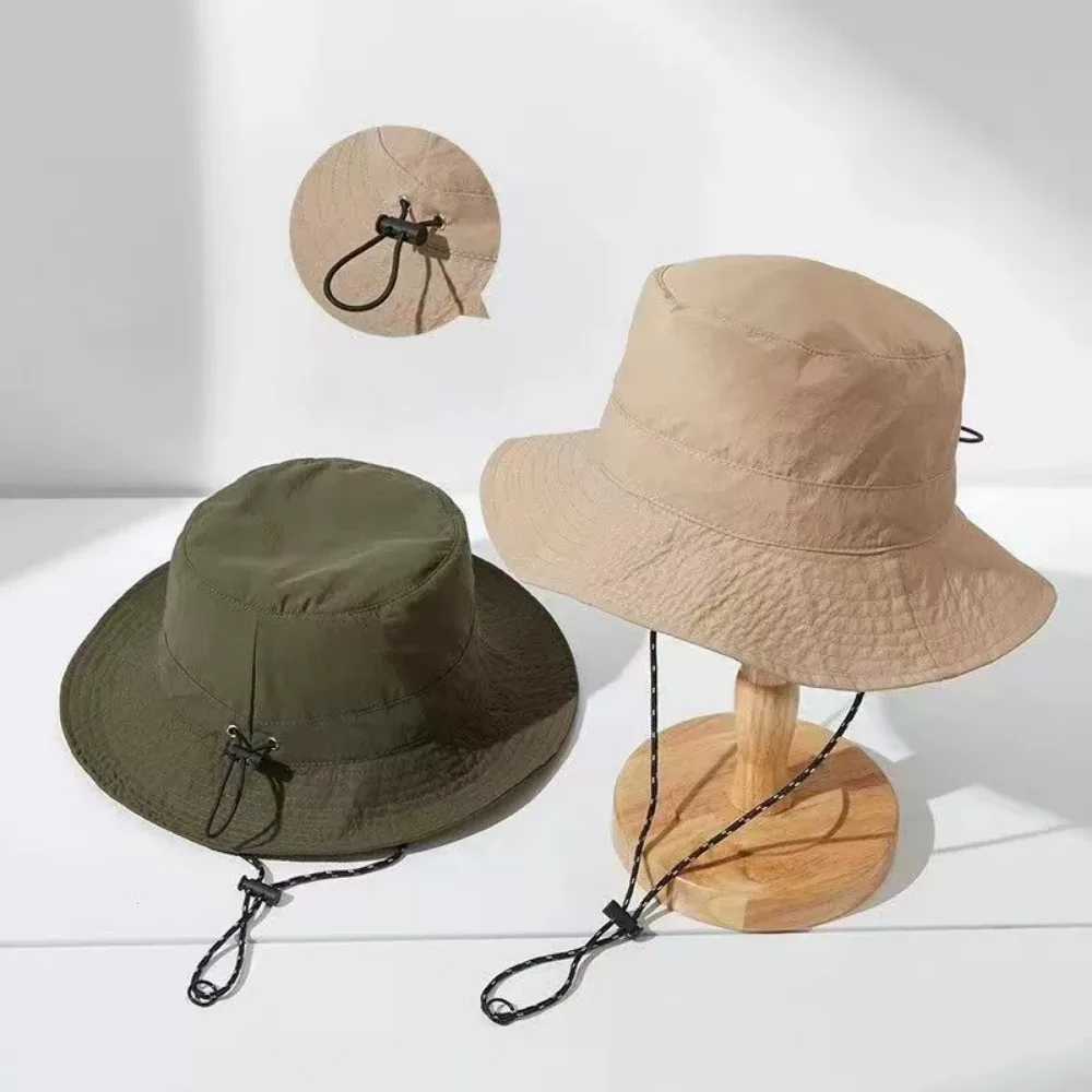 Summer Sun Protection Waterproof Fisherman Hat Bucket Hat Camping Hiking Cap With Storage Bag Anti-UV Sun Hat Mountaineering Cap - Image 4
