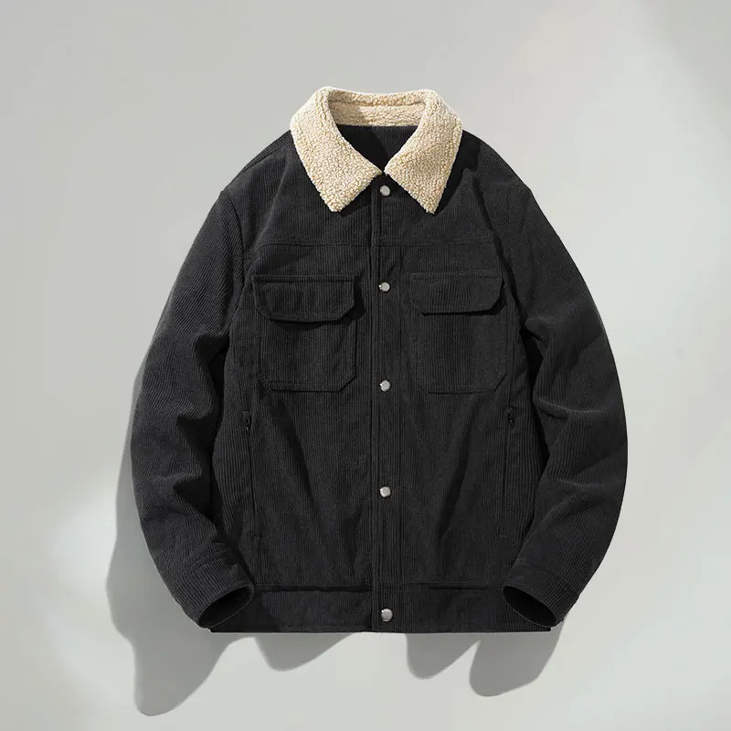 Plus Size 160KG Winter Men Jackets Loose Vintage Oversized Coats - Image 2