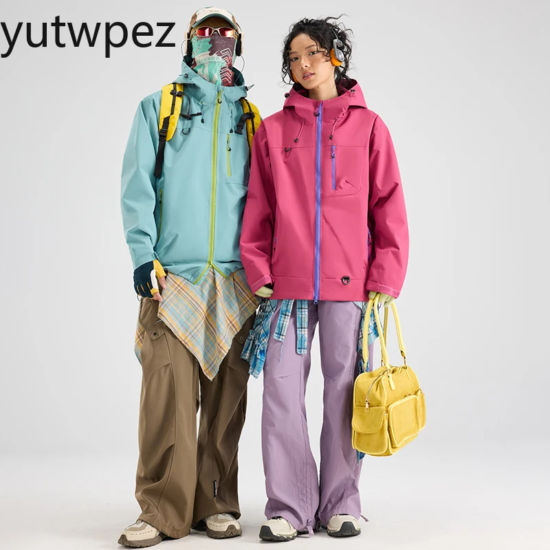 Cycling Hiking Camping Trekking Mountaineering Waterproof Hardshell Jackets Outdoor Sport Windbreaker UPF50+ Unisex Rain Coat - Image 4