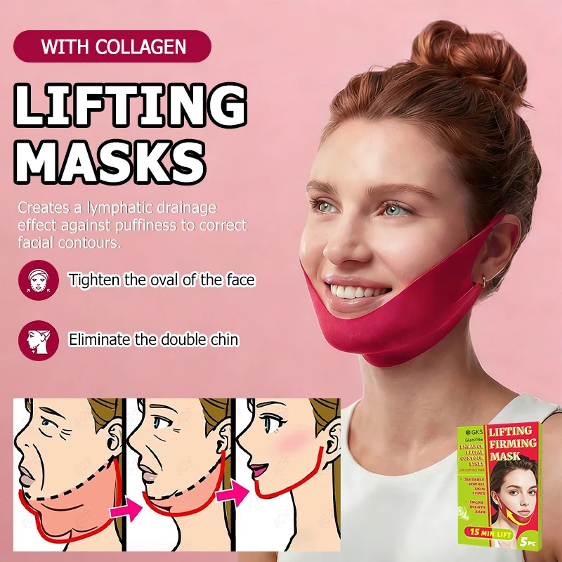 Reusable Face Slimming Bandage Women Double Chin Cheek Lift Up Belt Facial Massage Strap Face Skin Care Beauty Tools -V Line Face Shaper - Image 4