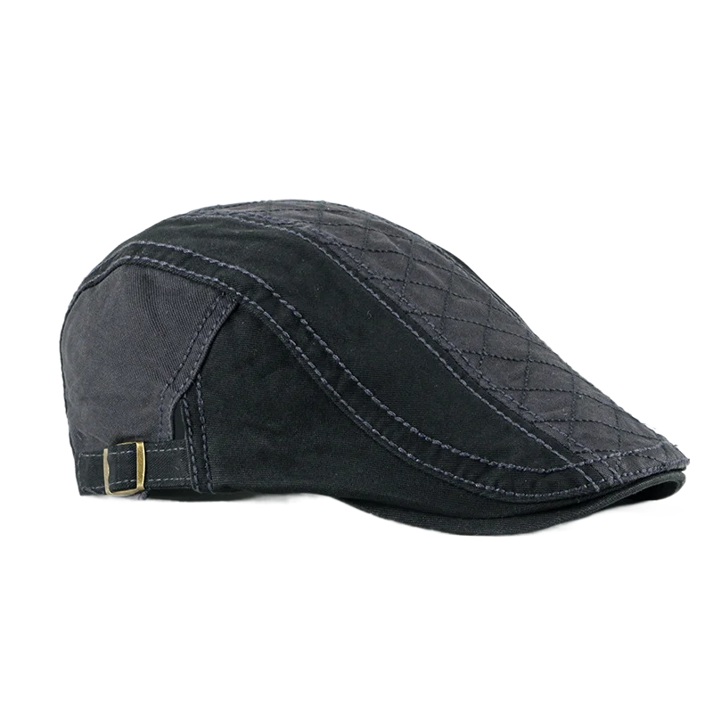 Men Women Beret Spring Autumn Cotton Flat Cap Ivy Gatsby Newsboy Hat Fashion Adjustable Vintage Cabbie Hats - Image 5