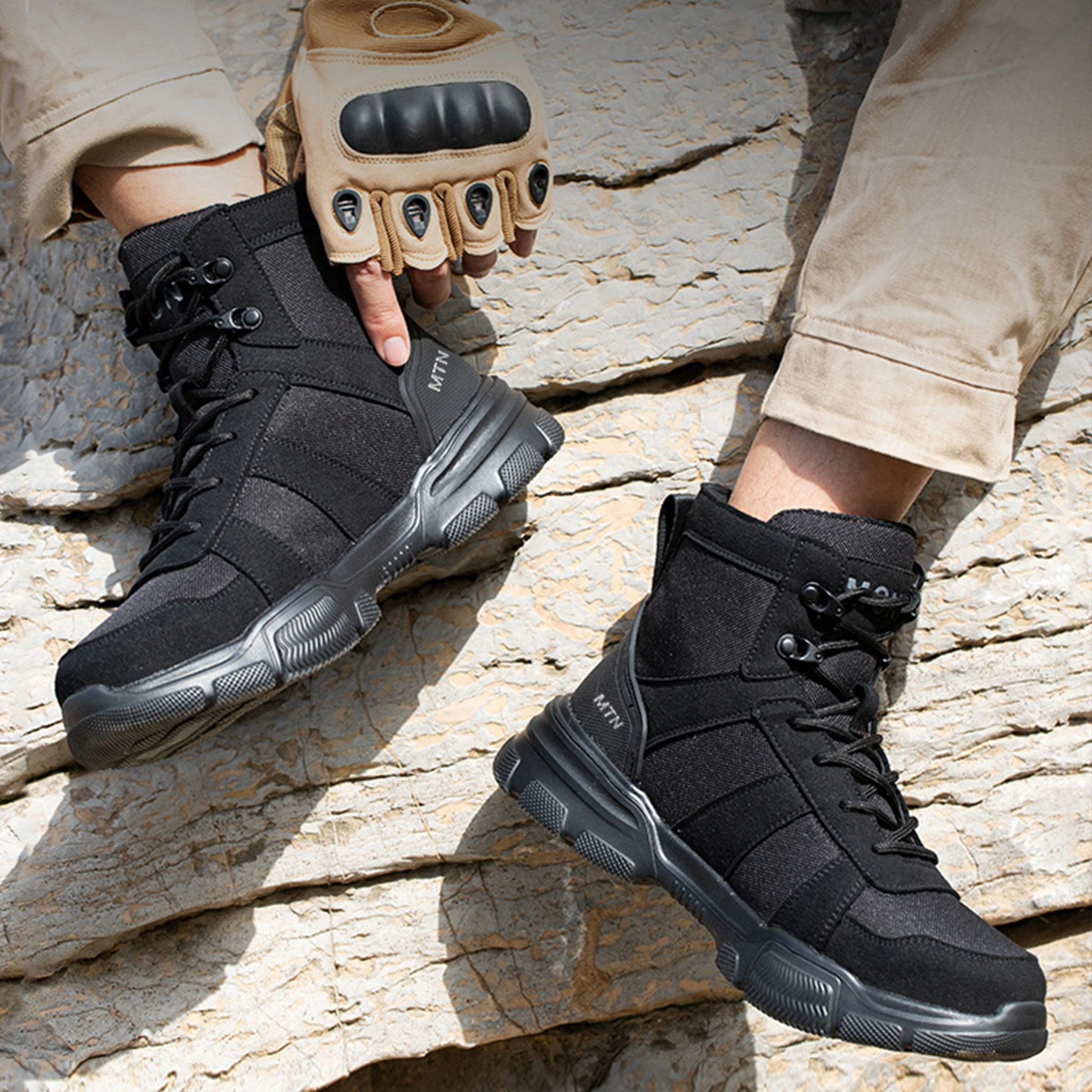 Lightweight Indestructible Steel Toe Safety Work Shoes Puncture Resistant Non Slip Tactical Work Sneakers for Men Women - Image 7