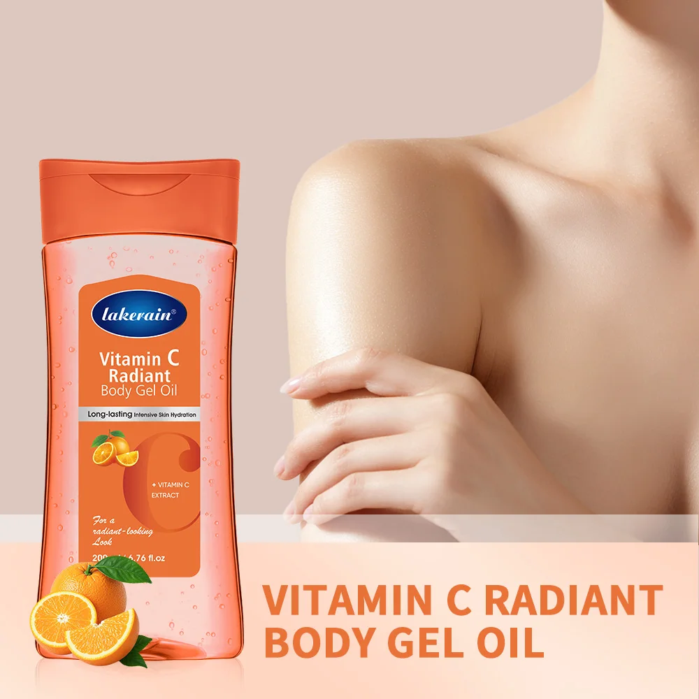 Lakerain Vitamin C Body Treatment Oil Body Oil VC Body Massage Essential Oil Care Moisturizing Body Essential Oil Hydrating Care - Image 4
