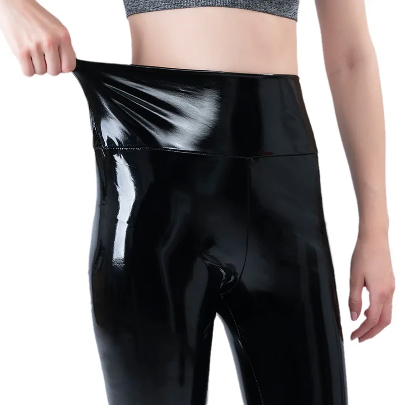 High Waist PVC Faux Leather Pencil Pants Women PU 3XL Elasticity Leggings Trousers Sexy Ladies Slim Bodycon NEW - Image 5