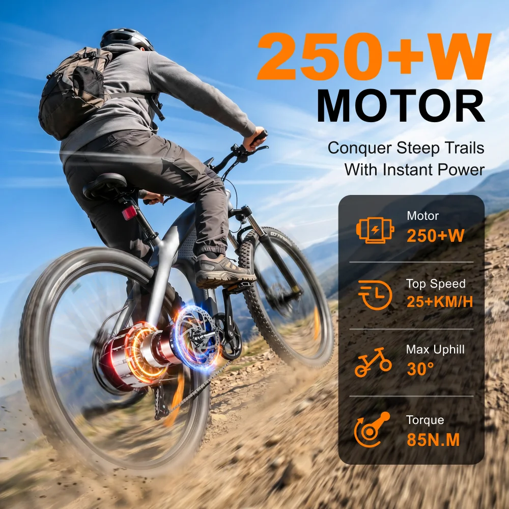 HX Q5 E Bike 2000W Adults Electric Bike 2000W 48V 20AH 27.5 Inch Electric Bicycle City E Bikes Mountain E Bikes - Image 3