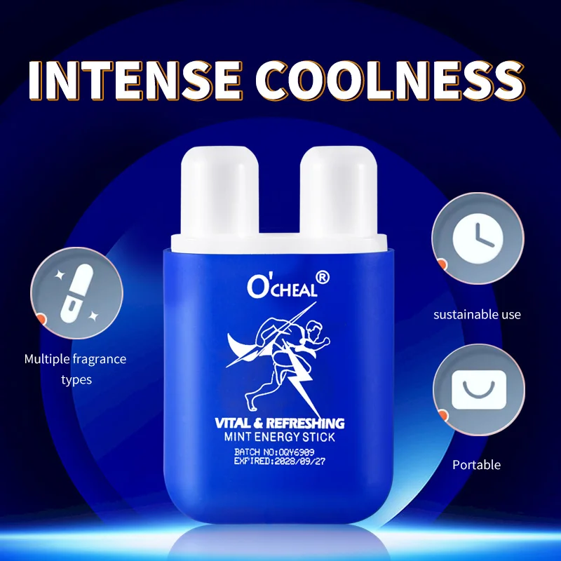 O'CHEAL Dual Hole Energizing Energy Bar Stick Aromatherapy Inhaler Energy Vapors Stick Aromatherapy Stick Stimulating Scent - Image 5