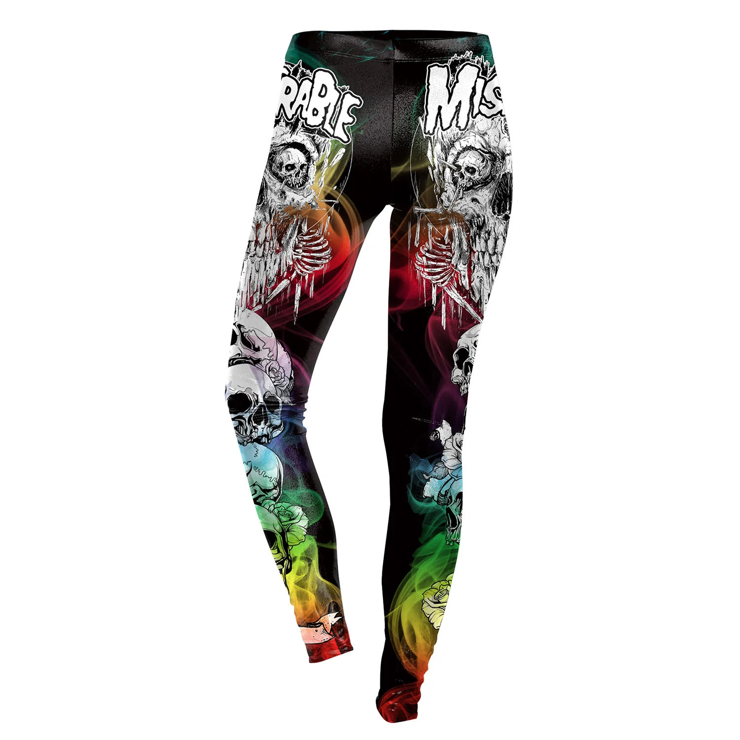 Autumn Halloween Women Leggings Gothic Style Printed High Quality Leggings Fashion Elastic Pants Sporting Fitness Yoga Pants - Image 2