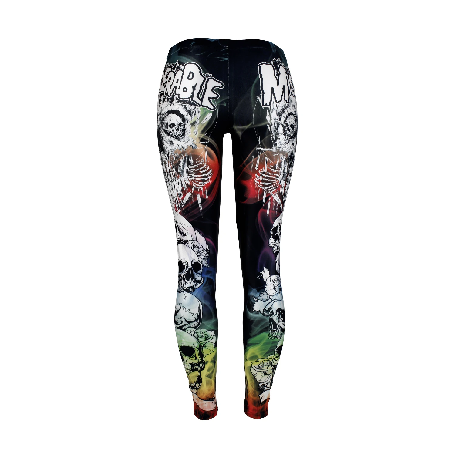 Autumn Halloween Women Leggings Gothic Style Printed High Quality Leggings Fashion Elastic Pants Sporting Fitness Yoga Pants - Image 3
