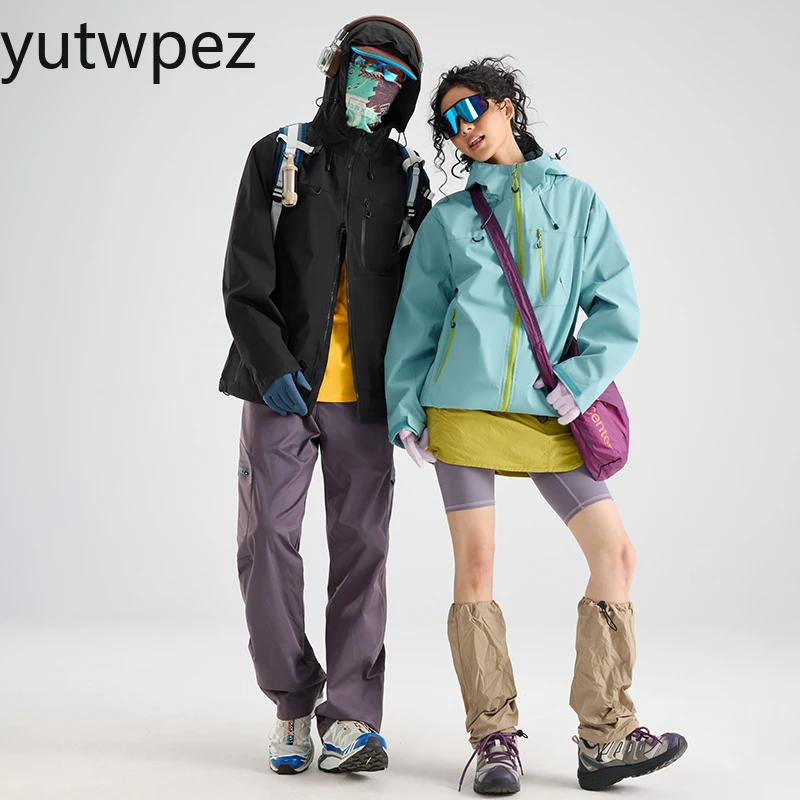 Cycling Hiking Camping Trekking Mountaineering Waterproof Hardshell Jackets Outdoor Sport Windbreaker UPF50+ Unisex Rain Coat - Image 2