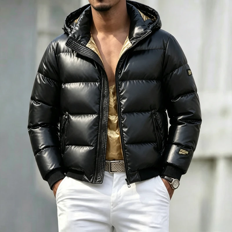 Outerwear Parkas for Men Loose Casual Hooded Puffer Jacket Autumn Winter Thicken Warm Versatile High-quality Padded Jackets Man