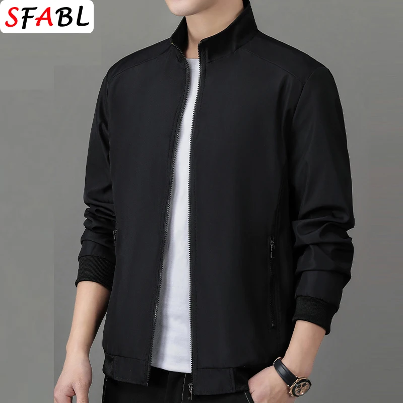 Newest Spring Jacket Men Casual Jacket Zipper Pocket Bomber Jacket Men's Jackets Slim Fit Luxury Baseball Coats L-3XL Outerwear