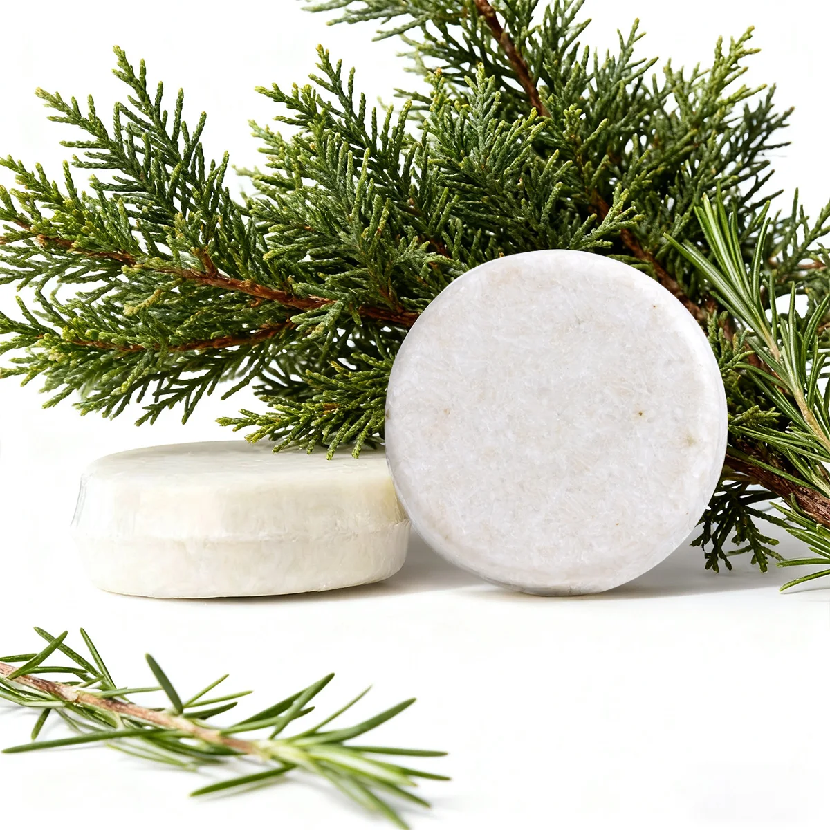 Natural Plant Extract Juniper Rosemary Essence Solid Hair Care Soap Bar Moisturizing Oil Control Shampoo 60g - Image 6