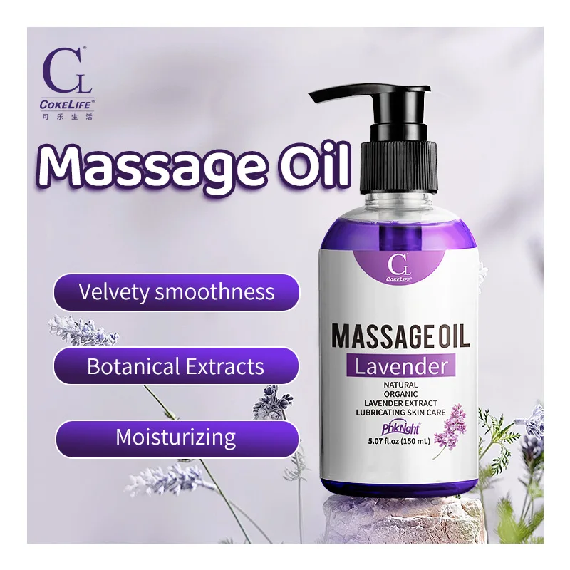 Lavender Massage Oil Moisturize The Skin Adult Sex Oil Couple Spa No Wash Full Body Hot Feel Massage Essential Oil - Image 2