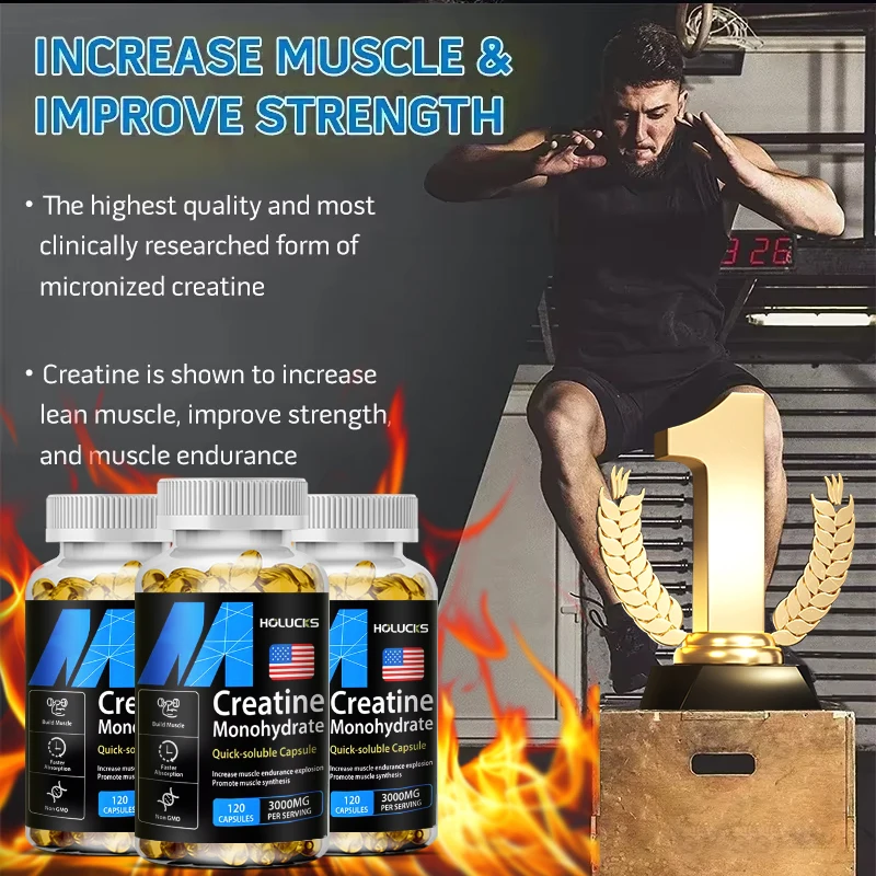 Pure Vegan Creatine Monohydrate Supplement, Support Reduce Muscle Soreness & Fatigue, Muscle Energy & Pump, Workout Performance - Image 2