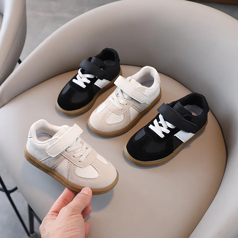 Children's Skate Shoes Girls White Sneakers 2026 Spring New Fashion Boys Canvas Shoes Kids Sports Shoes Unisex Casual Sneakers - Image 3